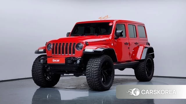 Jeep Wrangler (JL) 2021 Красный из Кореи