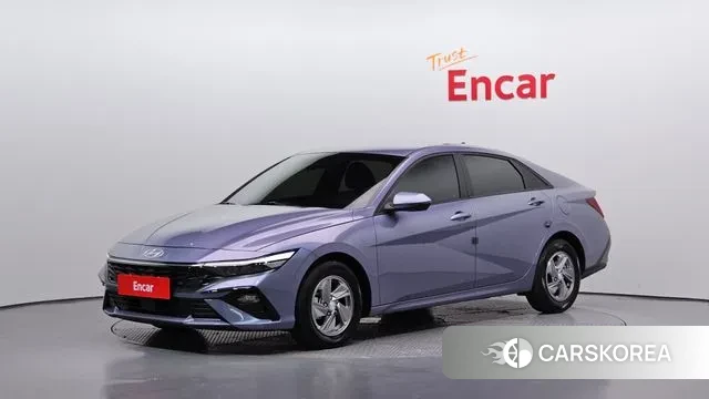 Hyundai The New Avante (CN7) 2023 Небесно-голубой из Кореи