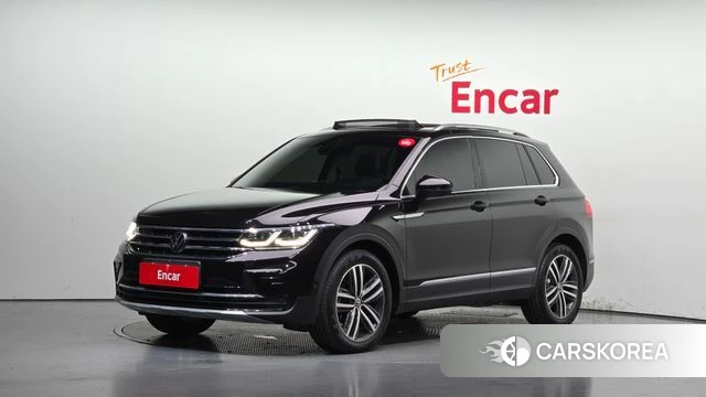 Volkswagen Tiguan second Generation 2023 Черный из Кореи
