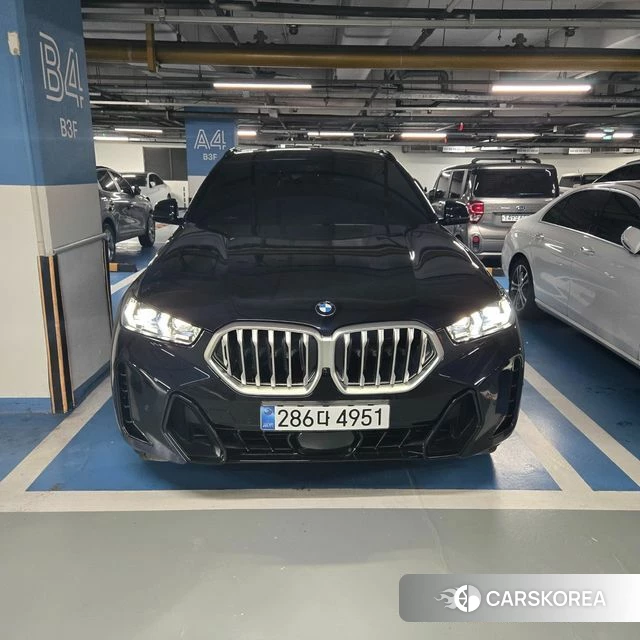 BMW X6 (G06) 2025 Черный из Кореи
