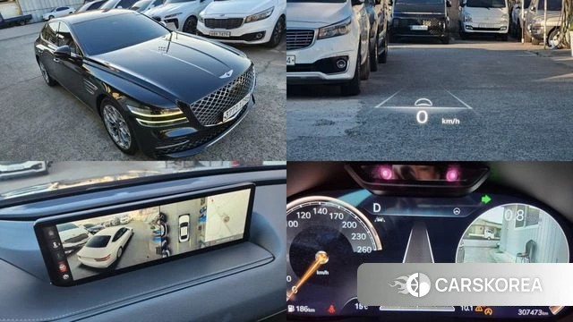 Genesis G80 (RG3) 2021 Черный из Кореи