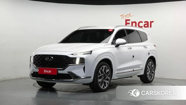 Hyundai The New Santa Fe 2023 Белый из Кореи