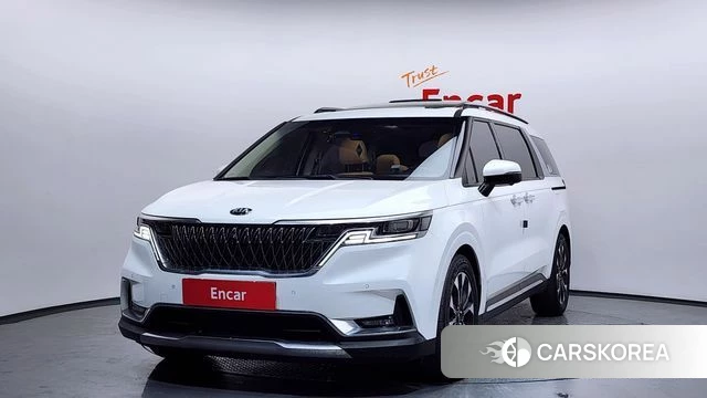 Kia Carnival 4th generation 2021 Белый из Кореи