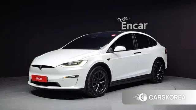 Tesla Model X 2023 Белый из Кореи