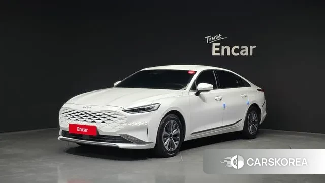 Kia K8 Hybrid 2023 Белый из Кореи