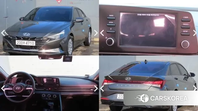 Hyundai Avante (CN7) 2021 Серый из Кореи