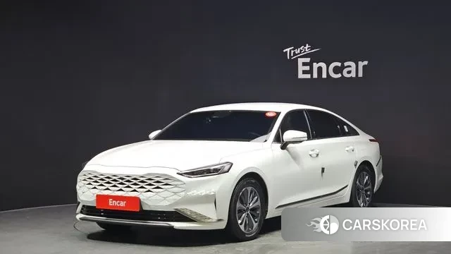 Kia K8 Hybrid 2021 Белый из Кореи