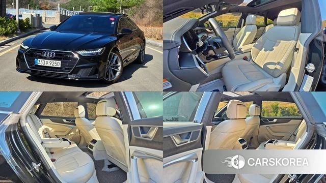 Audi A7 (4K) 2021 Черный из Кореи