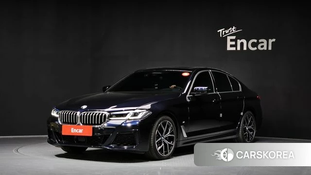 BMW 5 Series (G30) 2023 Черный из Кореи