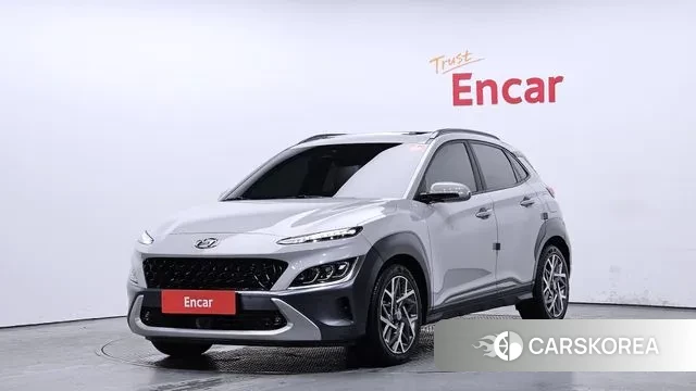 Hyundai The New Kona Hybrid 2022 Серебристо-серый из Кореи