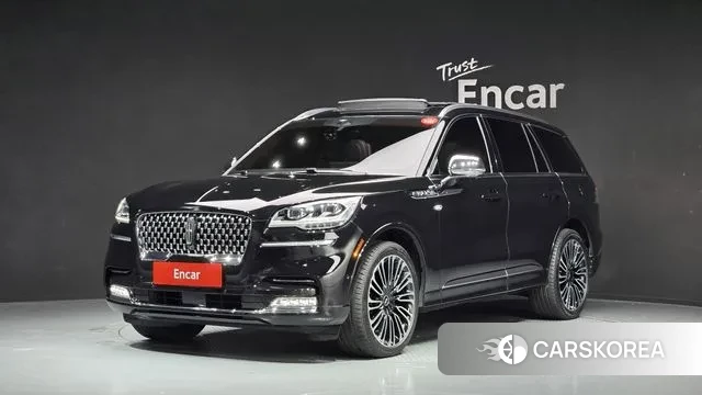 Lincoln Aviator 2nd generation 2022 Черный из Кореи
