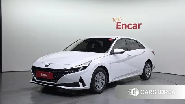 Hyundai Avante (CN7) 2020 Белый из Кореи