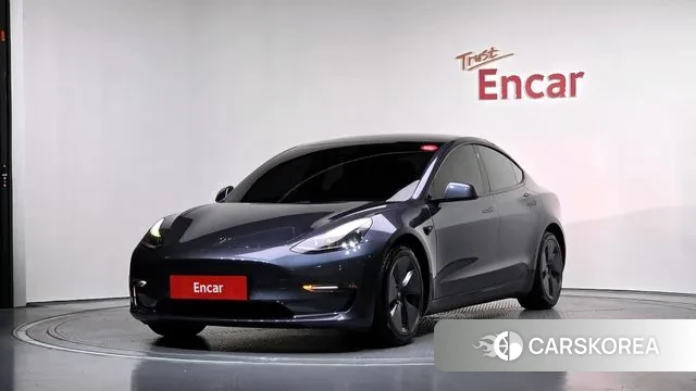 Tesla Model 3 2021 Серый из Кореи