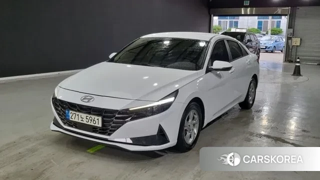 Hyundai Avante (CN7) 2022 Белый из Кореи