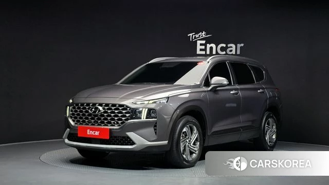 Hyundai The New Santa Fe 2022 Серый из Кореи