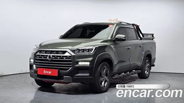 Ssangyong The New Rexton Sports Cannes 2024 Темно-зеленый из Кореи