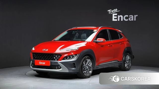 Hyundai The New Kona Hybrid 2020 Красный из Кореи