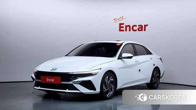 Hyundai The New Avante (CN7) 2023 Белый из Кореи