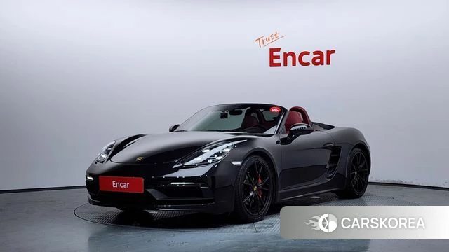 Porsche 718 Boxster 2019 Черный из Кореи