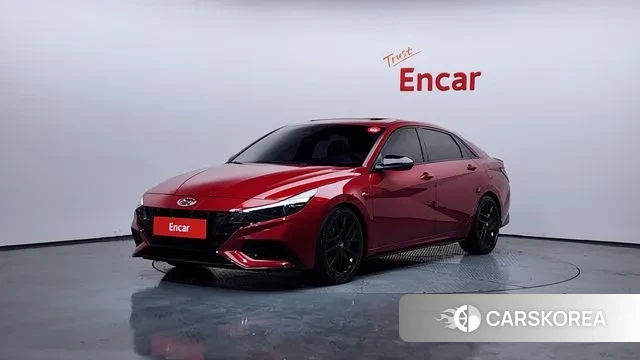 Hyundai Avante (CN7) 2020 Красный из Кореи