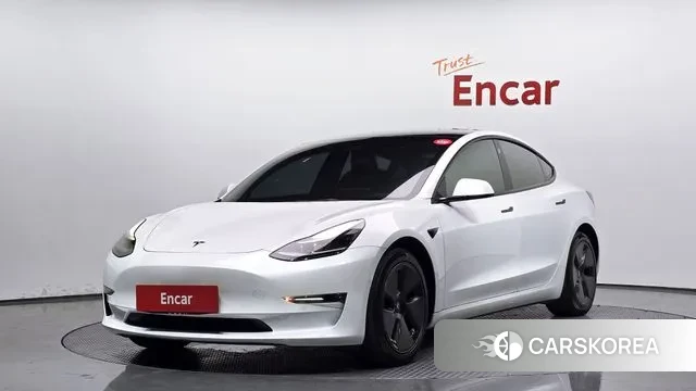 Tesla Model 3 2022 Белый из Кореи