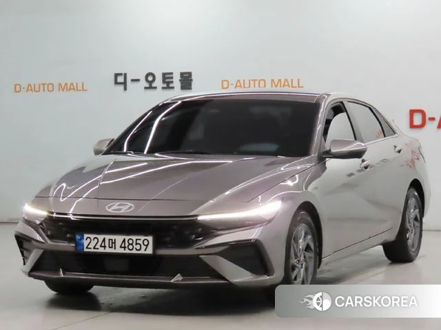 Hyundai The New Avante (CN7) 2023 Серебристо-серый из Кореи