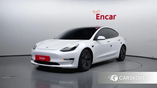 Tesla Model 3 2021 Белый из Кореи