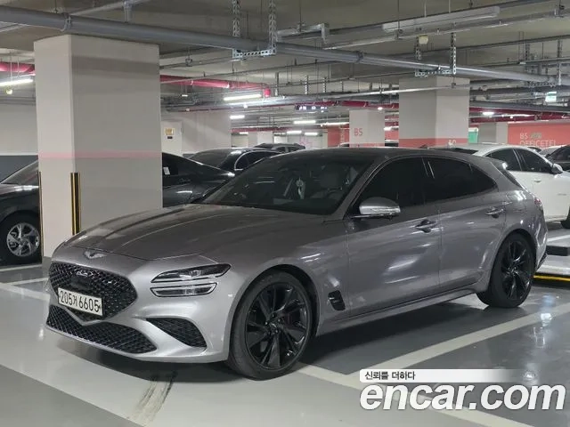 Genesis The New G70 Shooting Brake 2022 Серебряный из Кореи