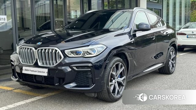 BMW X6 (G06) 2022 Черный из Кореи