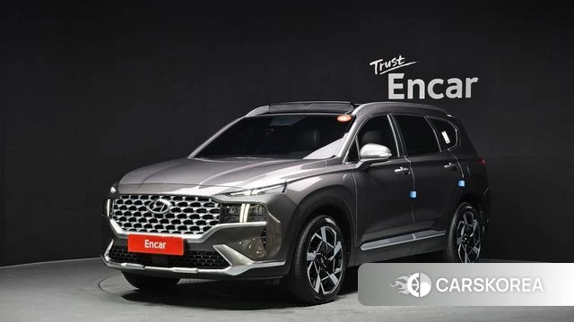 Hyundai The New Santa Fe 2021 Серый из Кореи