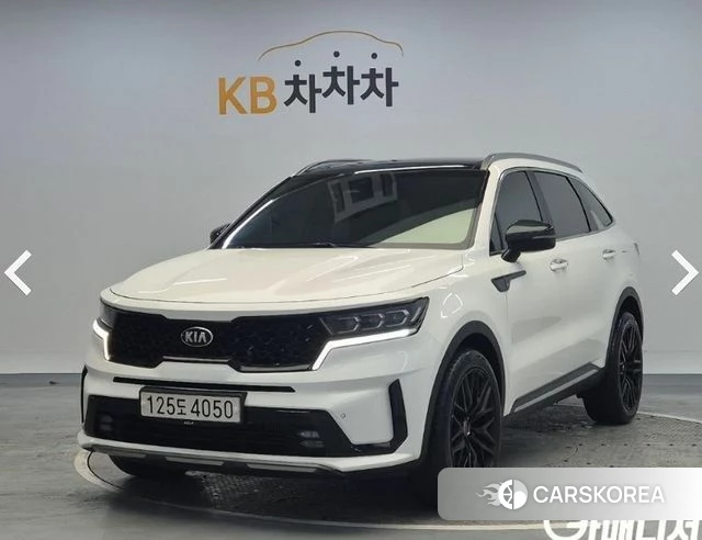 Kia Sorento 4th Generation 2021 Белый из Кореи
