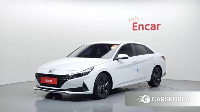 Hyundai Avante (CN7) 2022 Белый из Кореи
