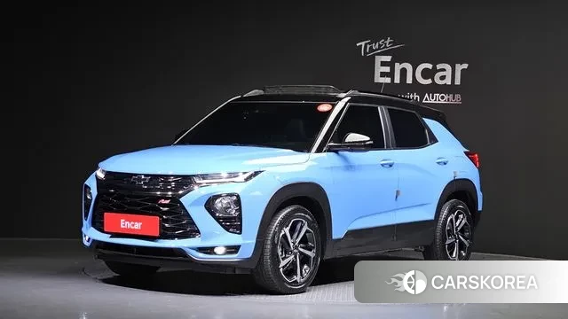 Chevrolet (GM Daewoo) Trailblazer 2023 Небесно-голубой из Кореи