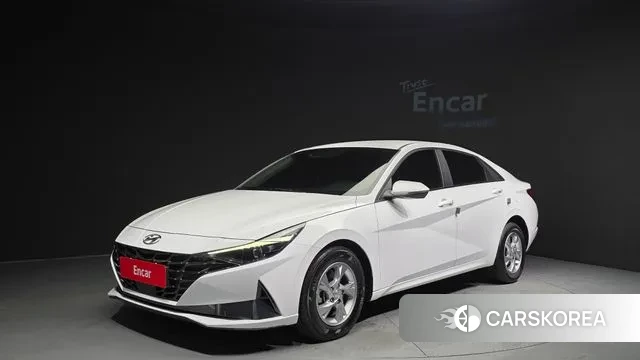 Hyundai Avante (CN7) 2020 Белый из Кореи