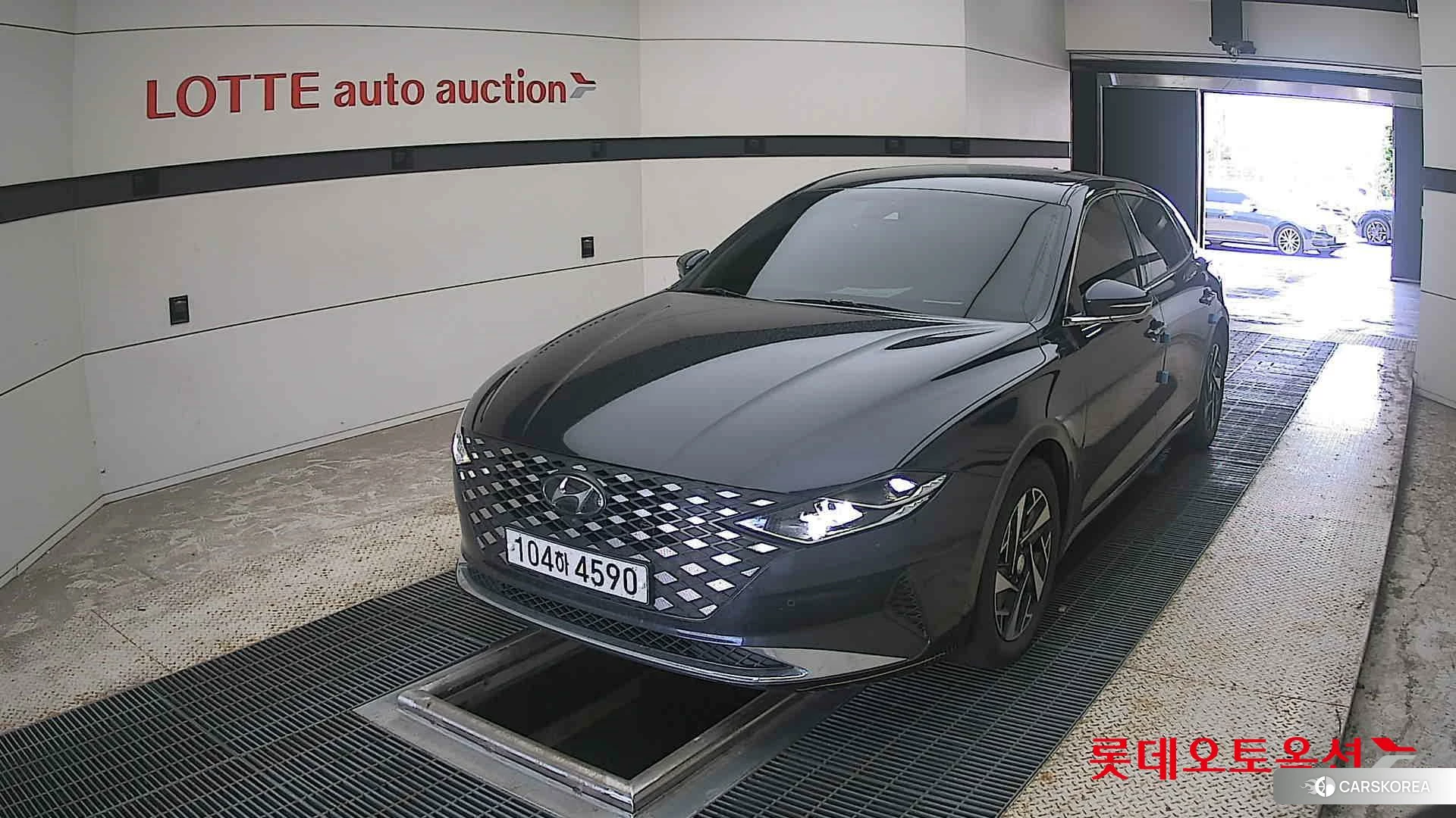 Hyundai Grandeur Hybrid 2020 Oxford Blue из Кореи