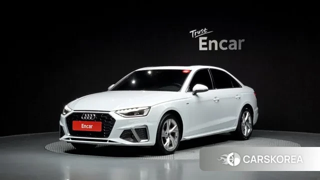 Audi A4 (B9) 2021 Белый из Кореи
