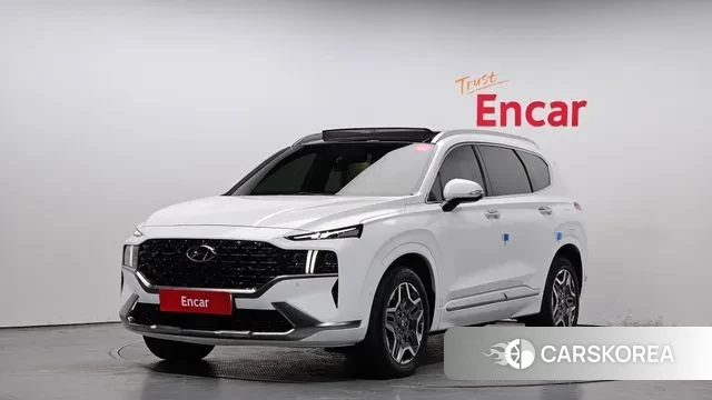 Hyundai The New Santa Fe 2022 Белый из Кореи
