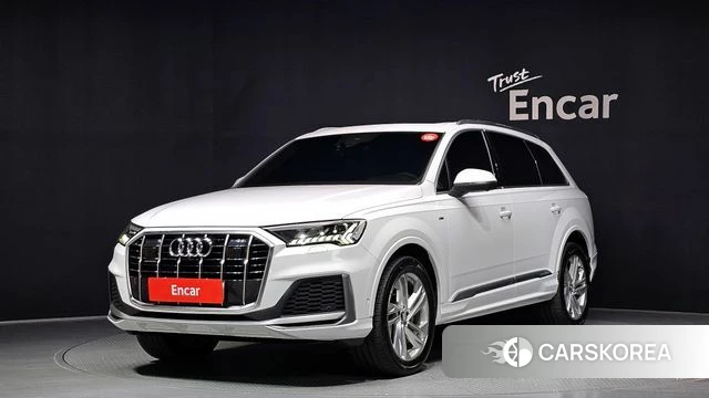 Audi Q7 (4M) 2021 Белый из Кореи