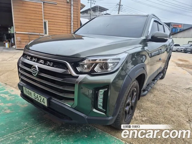 Ssangyong The New Rexton Sport 2021 Светло-зеленый из Кореи