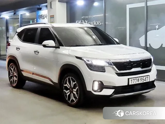 Kia Seltos 2021 Белый из Кореи