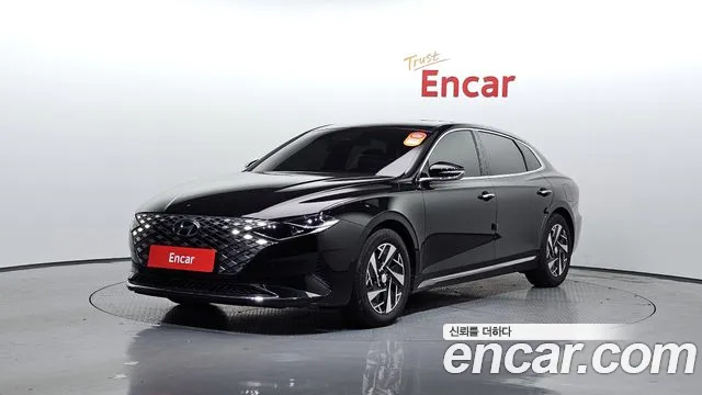 Hyundai The New Grandeur IG Hybrid 2021 Черный из Кореи
