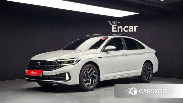 Volkswagen 7th Generation of Jetta 2023 Белый из Кореи