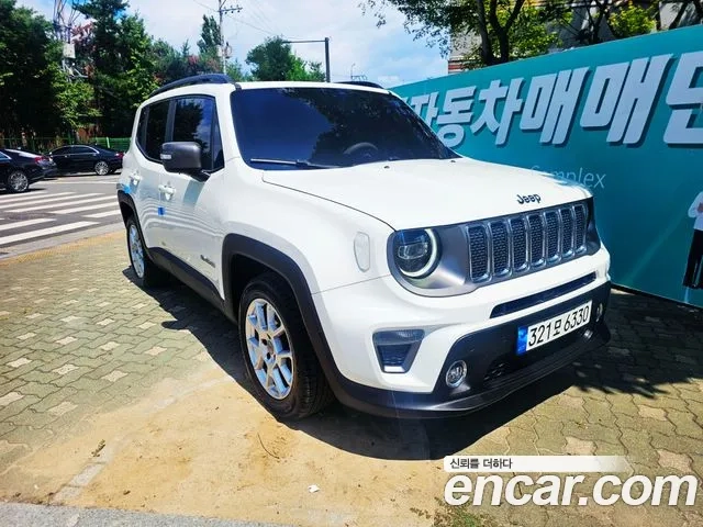 Jeep Renegade 2021 Белый из Кореи
