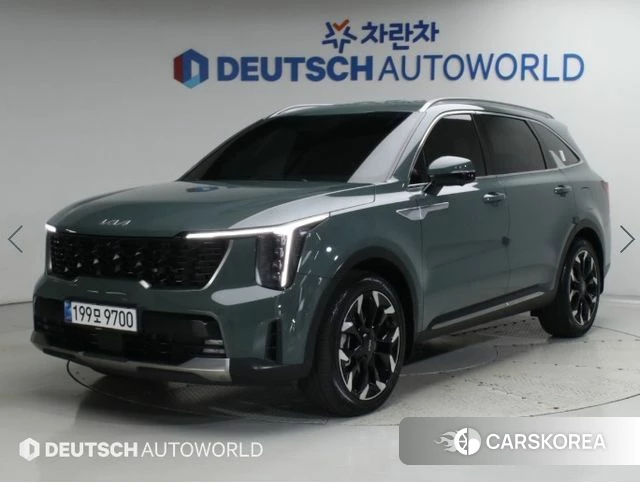 Kia The New Sorento 4th Generation 2024 Зеленый из Кореи