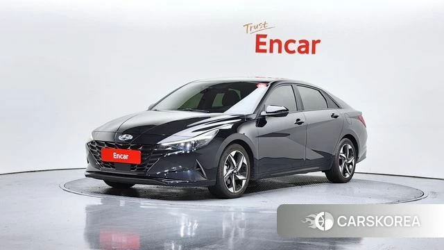 Hyundai Avante (CN7) 2022 Черный из Кореи