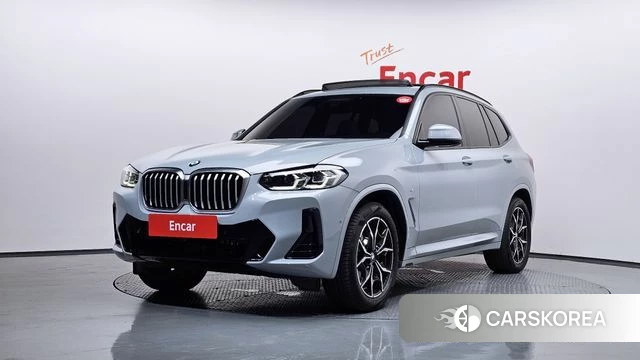 BMW X3 (G01) 2022 Светло-серебряный цвет из Кореи