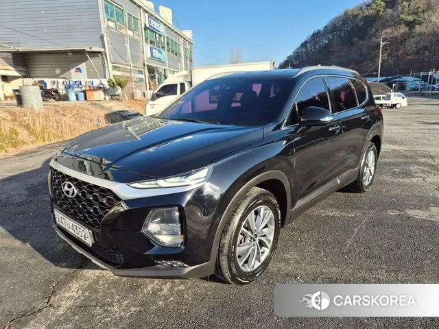 Hyundai Santa Fe TM 2018 Черный двухцветный из Кореи