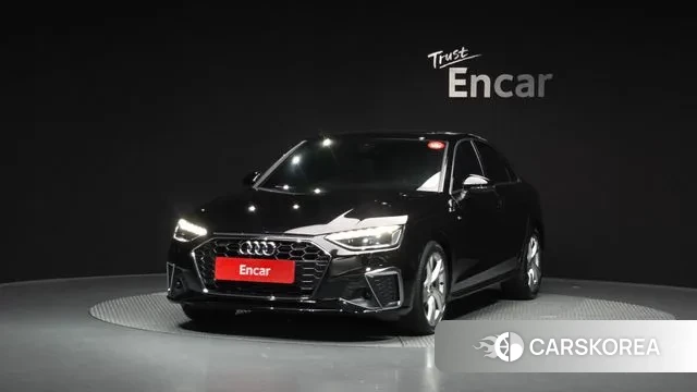Audi A4 (B9) 2021 Черный из Кореи