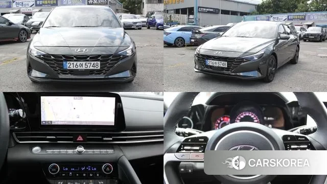 Hyundai Avante (CN7) 2023 Серый из Кореи