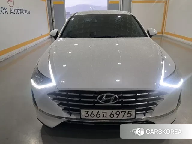 Hyundai Sonata Hybrid (DN8) 2021 Белый из Кореи